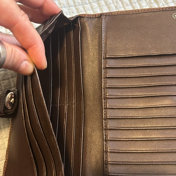 Vintage Coach leather and canvas wallet - Picture 6 of 14